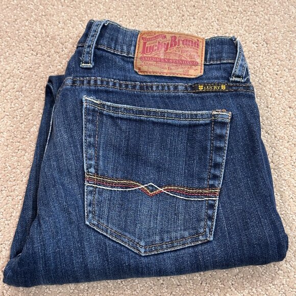 Lucky Brand Jeans Penelope Sundown Straight Boho Western Size 28 #7WP1040 - G161 - Picture 5 of 13